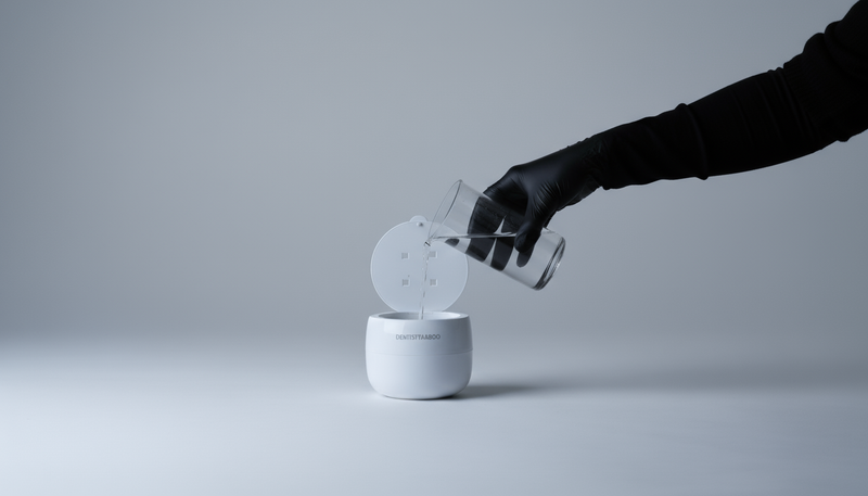 Vul de Pod met lauw water